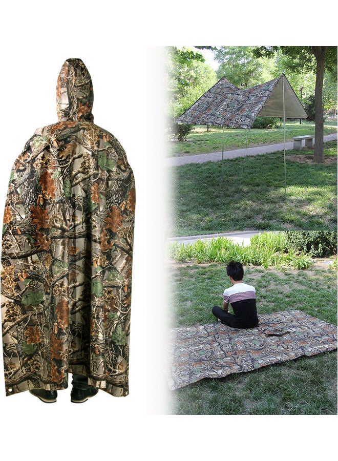 Generic 3 In 1 Backpack Raincoat Tent Beach Mat Sun Protection Canopy 20*10*20cm  - Image 2