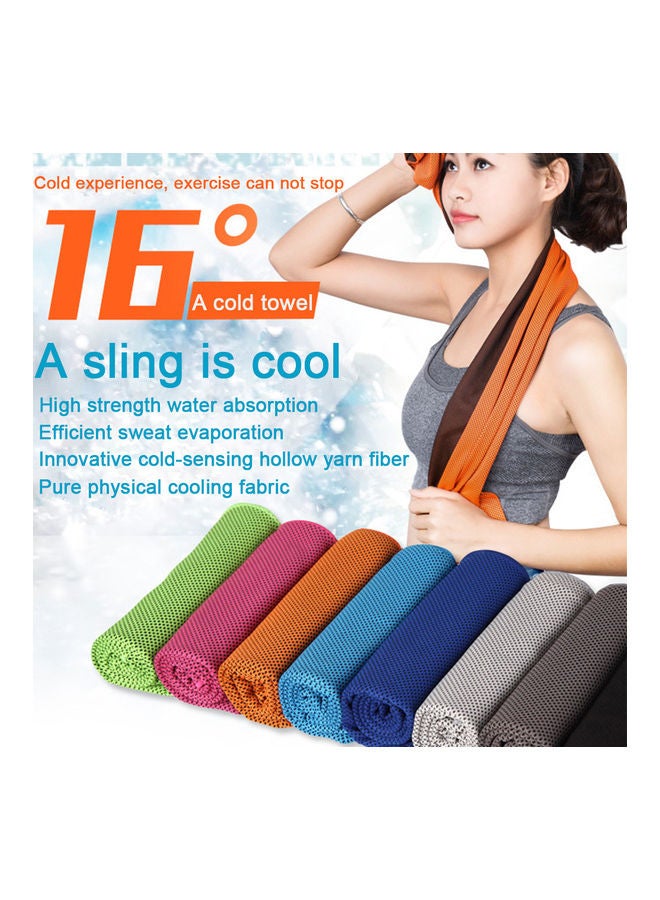 Generic - Solid Color Mesh Cooling Towel 20*10*20cm - Image 1