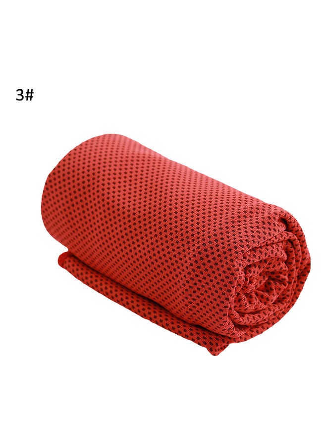 Generic Thickened Cooling Towel Outdoor Sports Fitness Portable Cool Down Cloth Yoga Mat 20*10*20cm  - Image 1