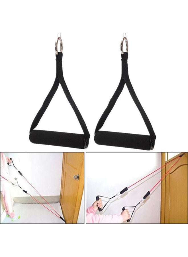 D Shape Elastic Tricep Rope Handle Handgrip 20*10*20cm