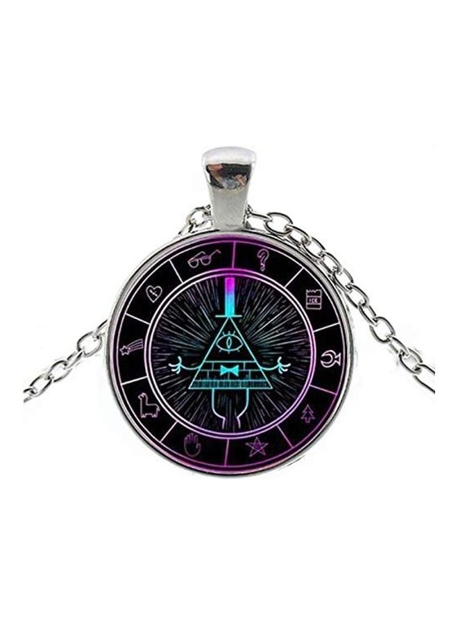 Generic - Gravity Falls Bill Cipher Wheel Scrabble Pendant - Image 1