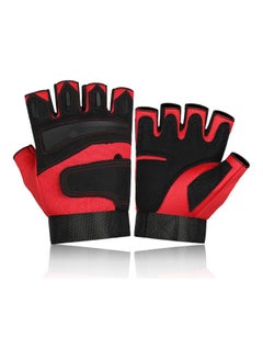 Fingerless Gloves Anti-Slip Adjustable Half Finger   L 15x2x14cm