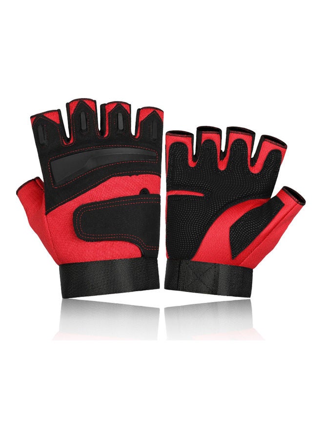 Generic - Fingerless Gloves Anti-Slip Adjustable Half Finger   L 15x2x14cm - Image 1