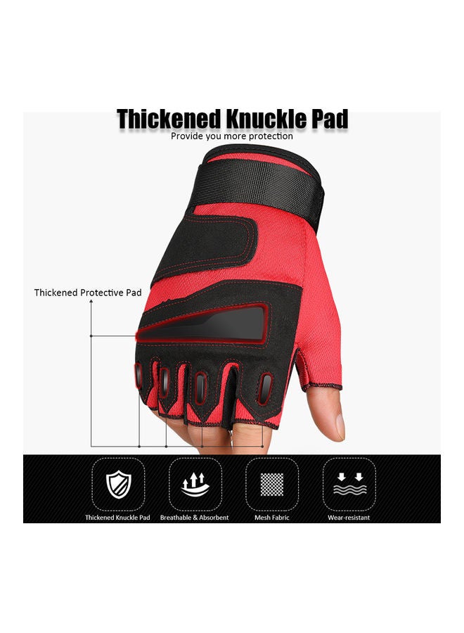 Generic - Fingerless Gloves Anti-Slip Adjustable Half Finger   L 15x2x14cm - Image 1