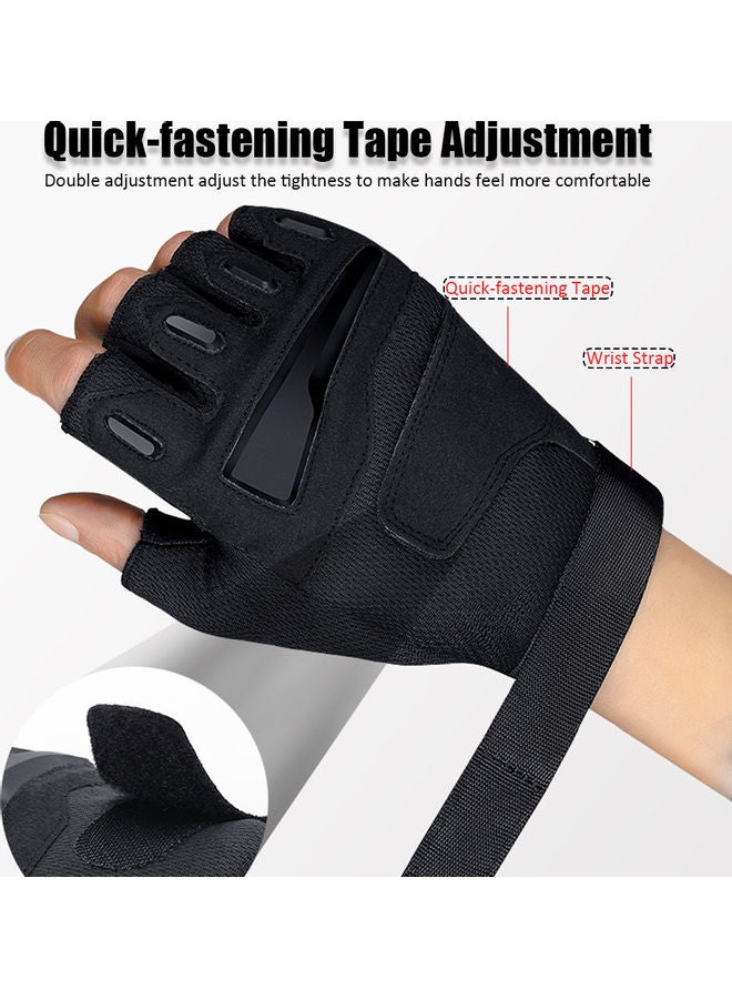 Generic - Fingerless Gloves Anti-Slip Adjustable Half Finger   L 15x2x14cm - Image 1