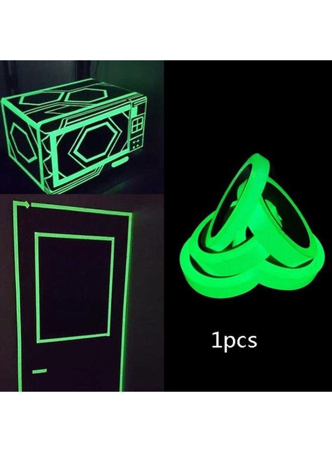 Home Security Luminous Warning Glow In Dark Night Sticker White 15*15*1cm