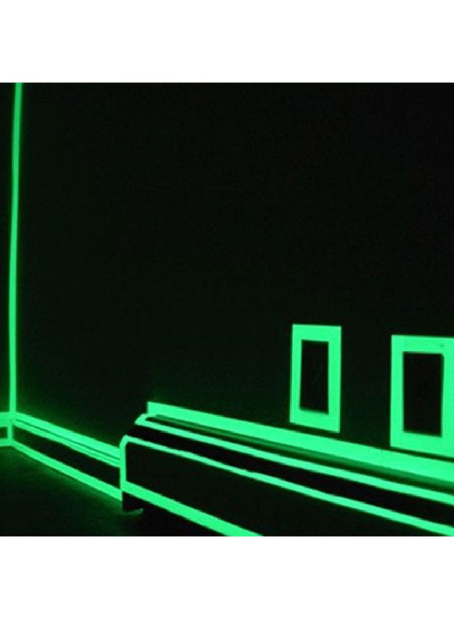 Home Security Luminous Warning Glow In Dark Night Sticker White 15*15*1cm
