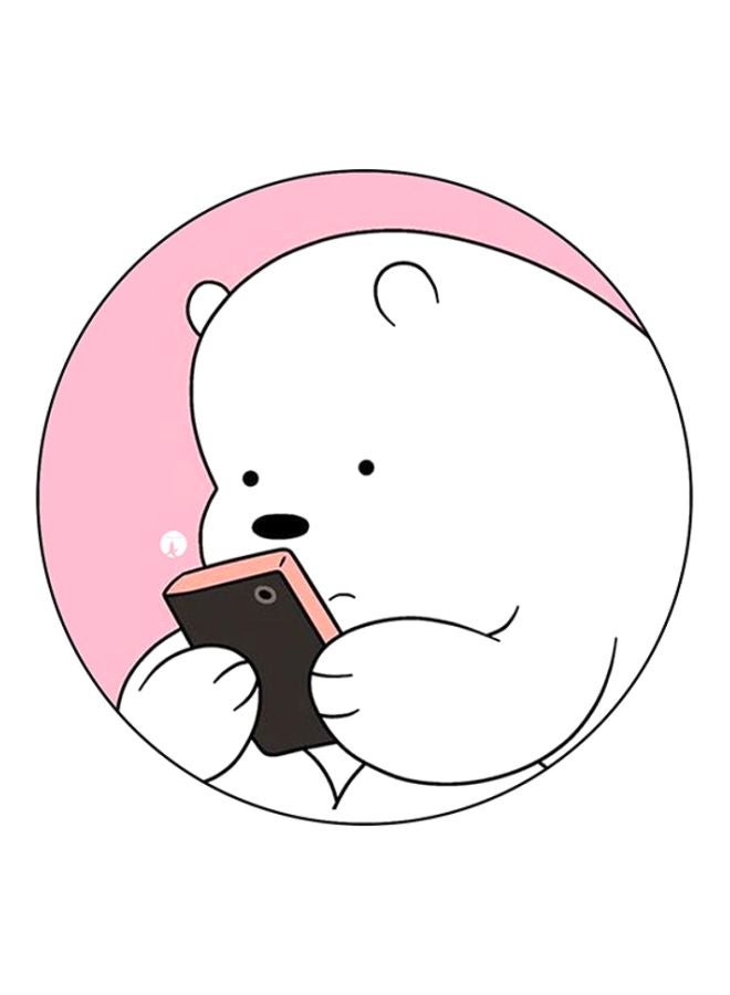 BP We Bare Bears Printed Mousepad White/Pink/Black