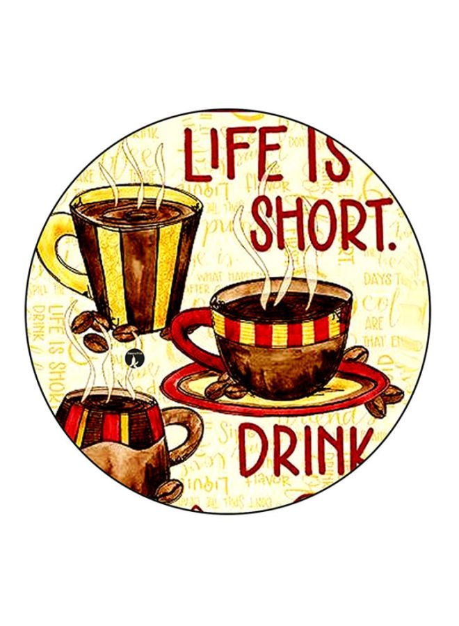 BP Printed Round Mousepad Multicolour