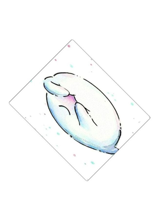 BP Printed Anti-Slip Gaming Mousepad White/Blue/Black - Image 2