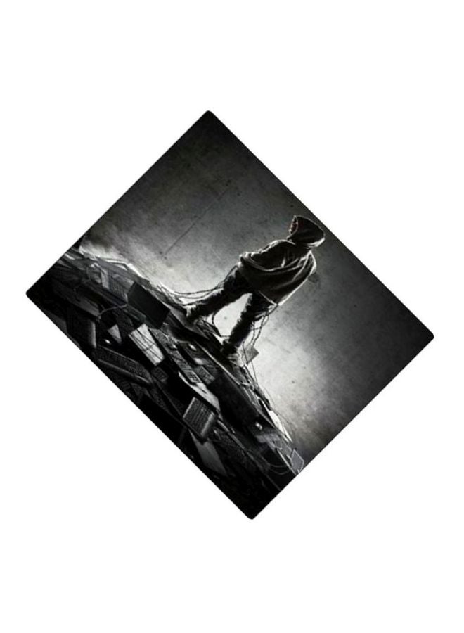 BP Printed Anti-Slip Gaming Mousepad Black/White/Grey - Image 2