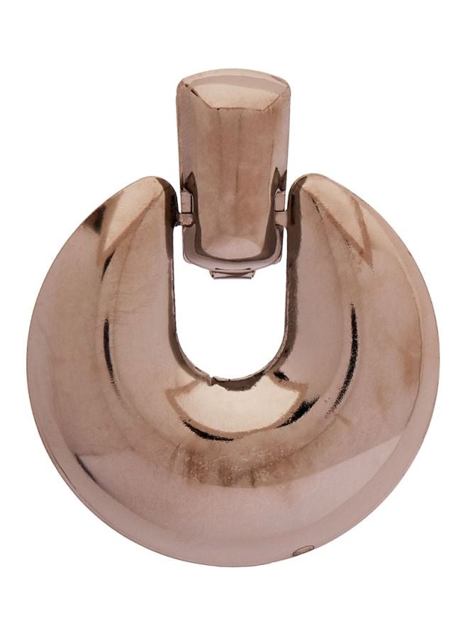 Glossy Round Design Dangle Earrings