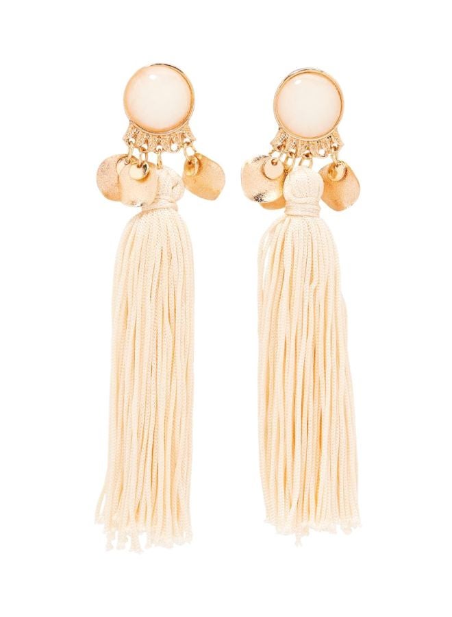YUEJIN Beads Tassel Earrings  - Image 1