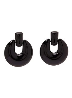 YUEJIN Glossy Round Dangle Earrings  - Image 1