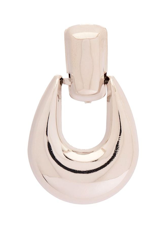 YUEJIN - Glossy Tear Drop Design Dangle Earrings - Image 1