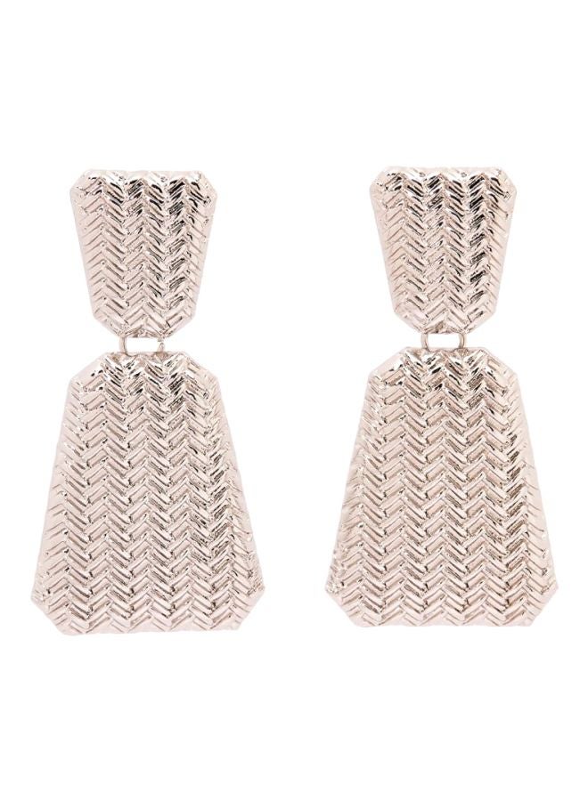 يويجين أقراط متدلية منقوشة - Image 1