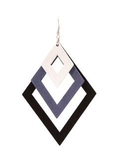 YUEJIN Layered Diamond Shaped Dangle Earrings  - Image 2