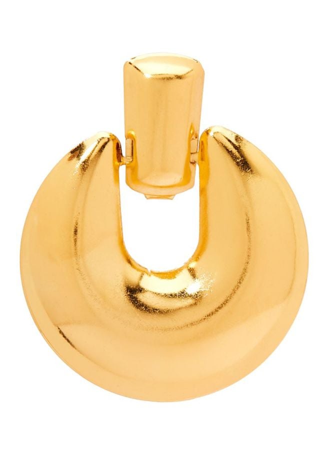 يويجين أقراط متدلية بتصميم دائري لامع - Image 2