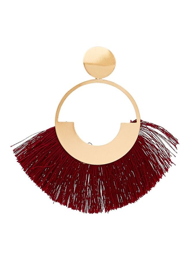 YUEJIN Round Head Tassel Earrings - Image 2