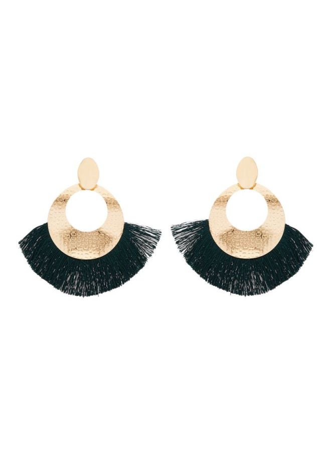 YUEJIN Round Tassel Earrings  - Image 1
