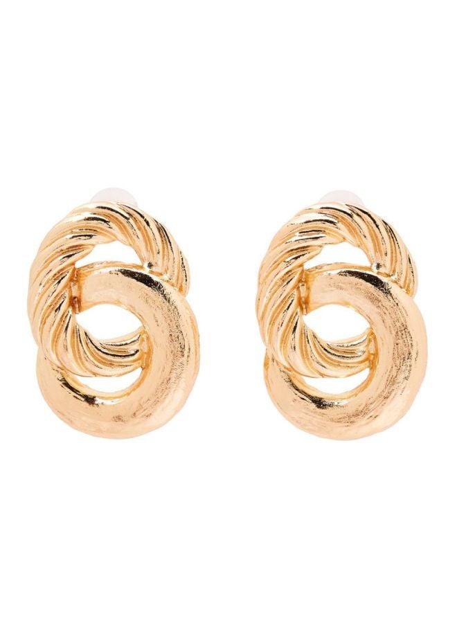YUEJIN Tangled Hoops Dangle Earrings - Image 1
