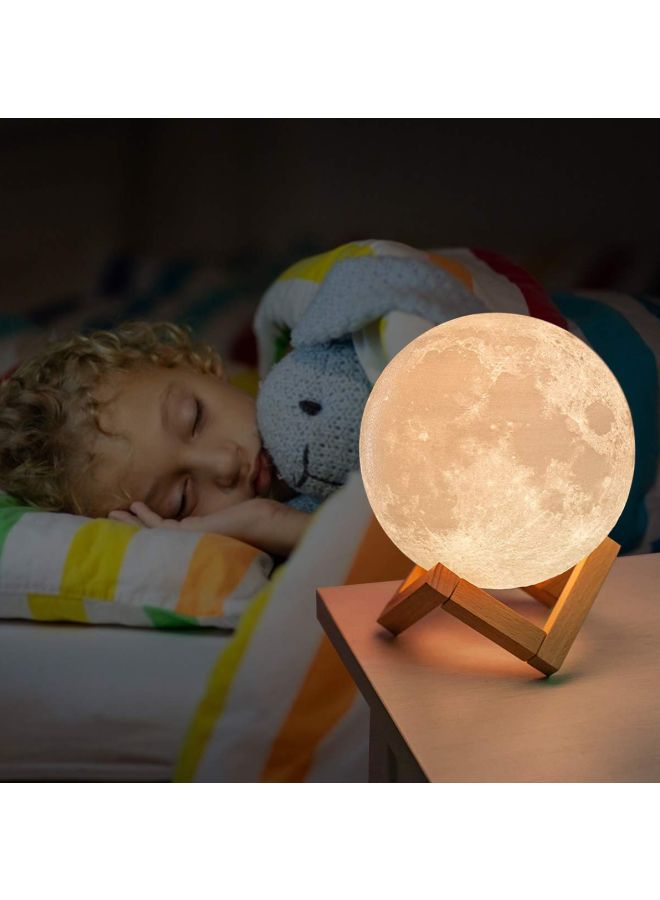 Aibecy 3D Moonlight Lamp Yellow/Brown - Image 4