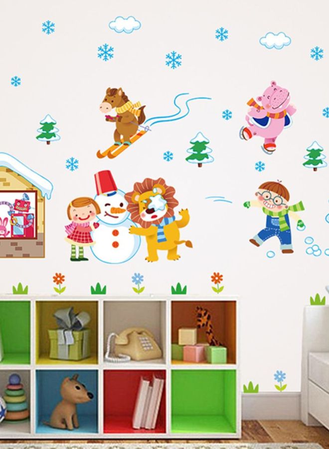 DaDa Home Cartoon Removable Wall Sticker Multicolour 60 x 40centimeter - Image 2