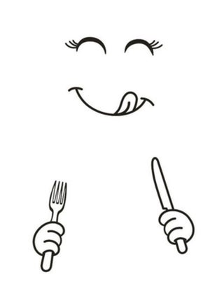 Smile Happy Face Wall Sticker Black - v1605723170/N24645256A_1
