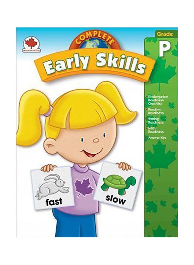 Complete Early Skills, Grade Pk : Canadian Edition Paperback English by Carson-Dellosa Publishing