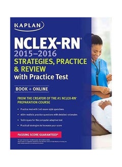Nclex-Rn 2015-2016 Strategies, Practice, And Review With Practice Test Paperback English by Kaplan