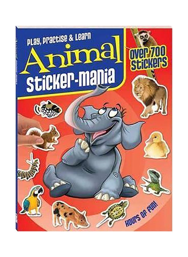 Animal Sticker-Mania Paperback English by Anonymous
