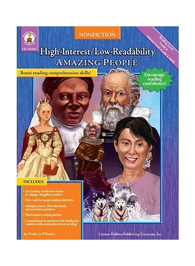 Amazing People : High-Interest/Low-Readability Nonfiction Paperback English by Kathryn Wheeler - 39328