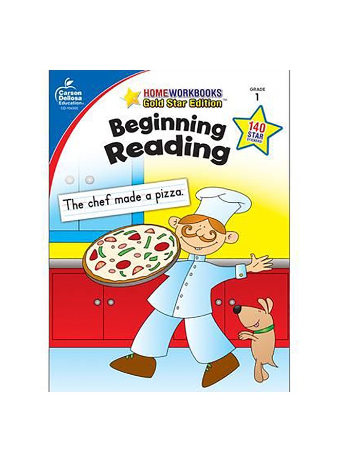 Beginning Reading, Grade 1 : Gold Star Edition Paperback English by Carson-Dellosa Publishing - 40182 