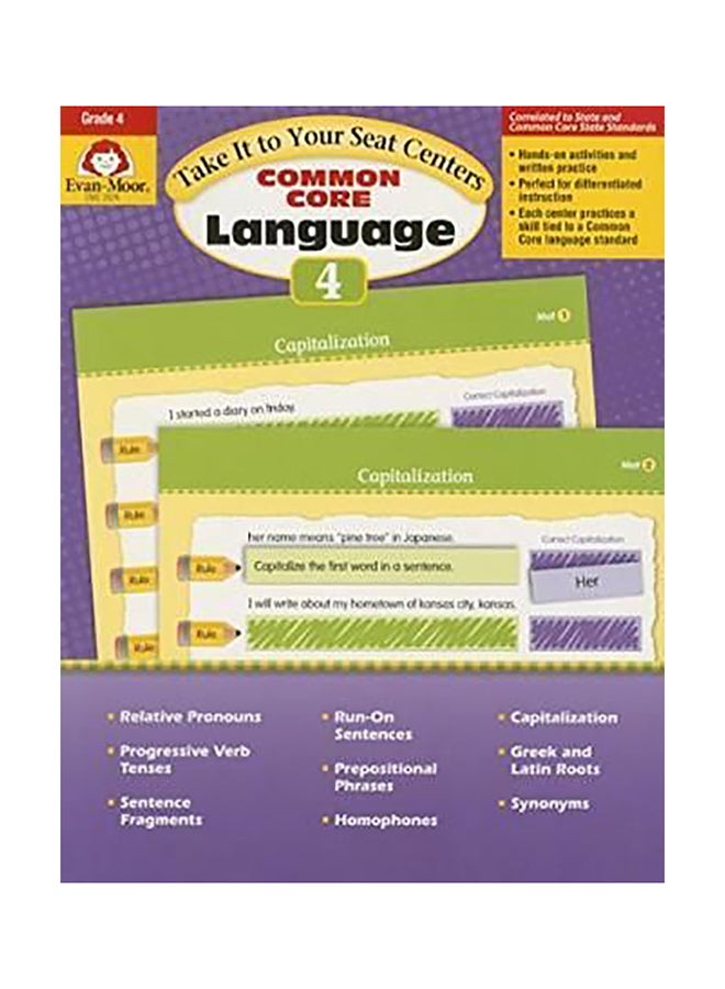 Take It To Your Seat Language Centers, Grade 4 Paperback English