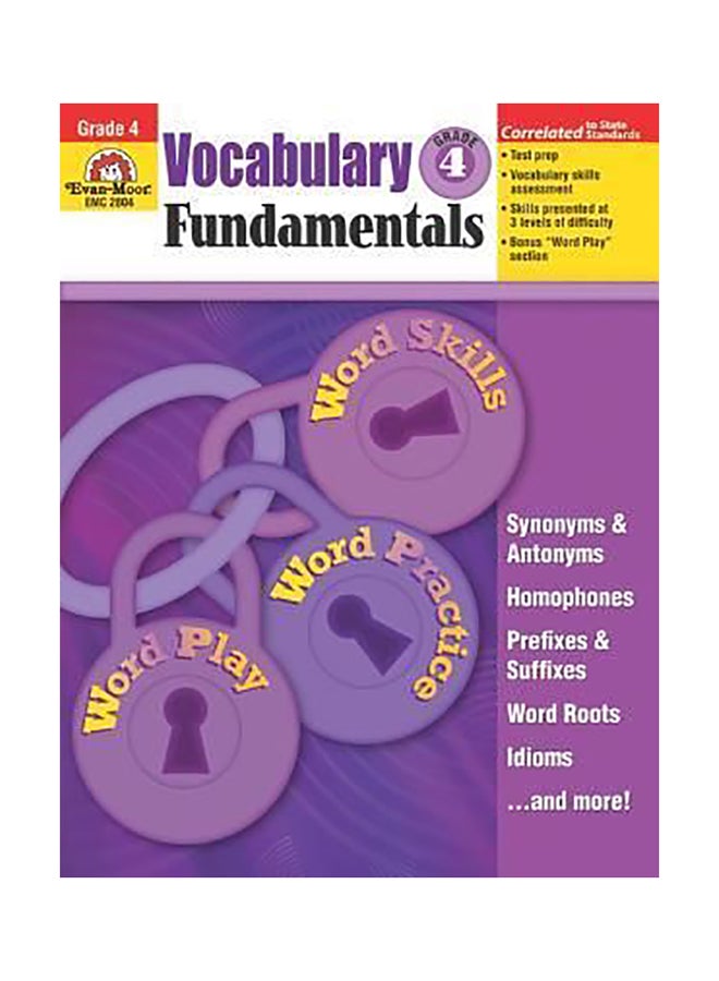 Vocabulary Fundamentals, Grade 4 Paperback English by Evan-Moor Educational Publishers - 40179
