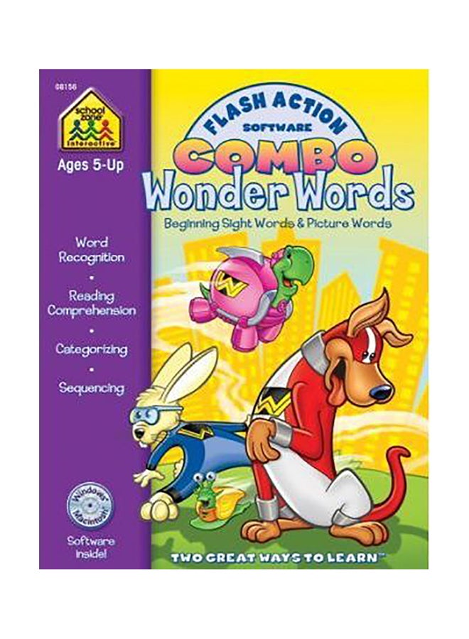 Flash Action Software Combo Wonder Words Paperback English by Joan Hoffman