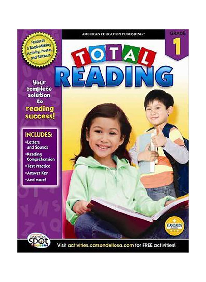 Total Reading, Grade 1 Paperback English by American Education Publishing - 40911 