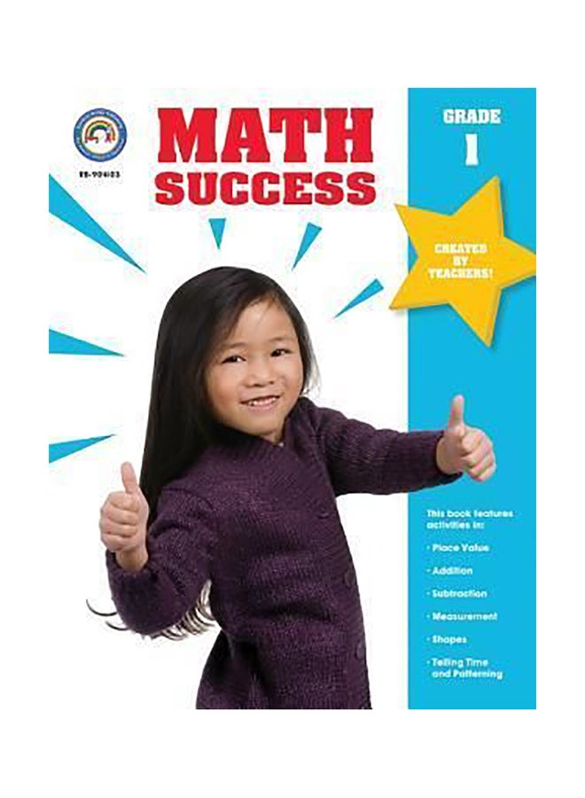 Math Success, Grade 1 Paperback English by Rainbow Bridge Publishing