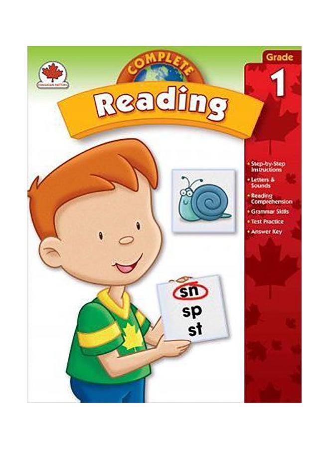 Complete Reading, Grade 1 : Canadian Edition Paperback English by Carson-Dellosa Publishing 