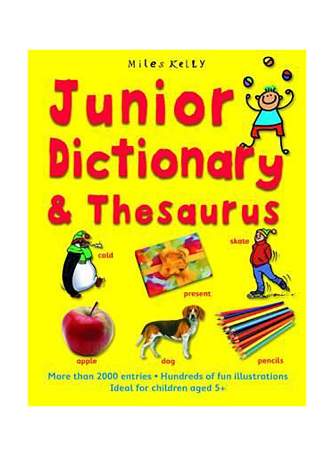 Junior Dictionary And Thesaurus Paperback English by Miles Kelly