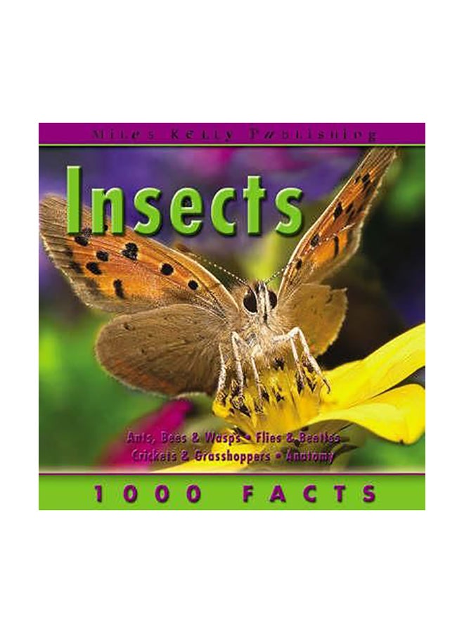 1000 Facts Insects Paperback English by Belinda Gallagher