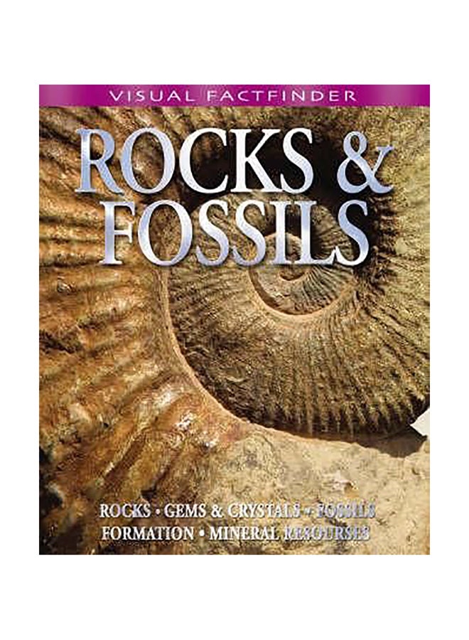 Visual Factfinder - Rocks And Fossils Hardcover English by Belinda Gallagher