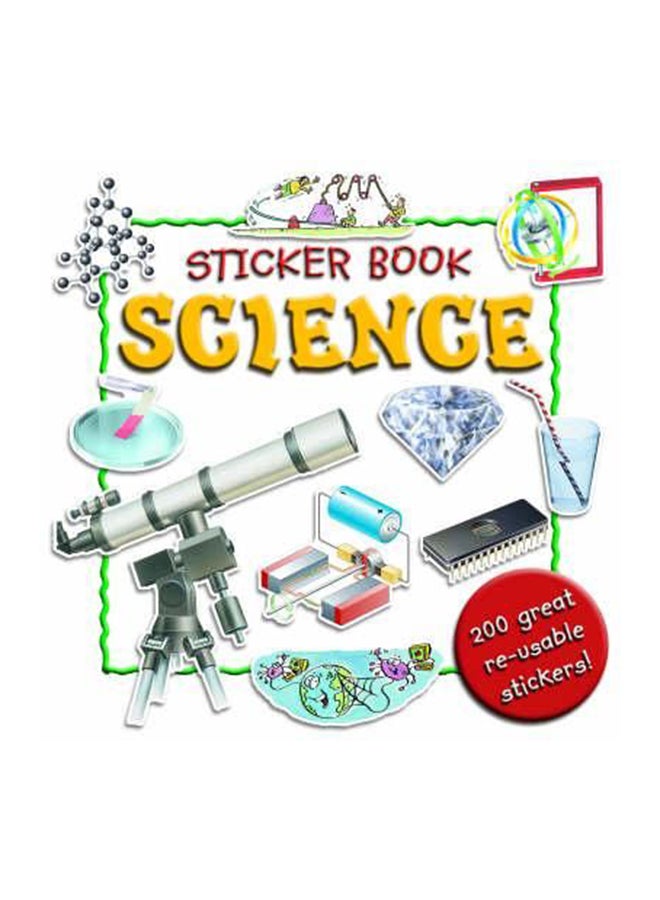 Science Sticker Book Paperback English by Anonymous