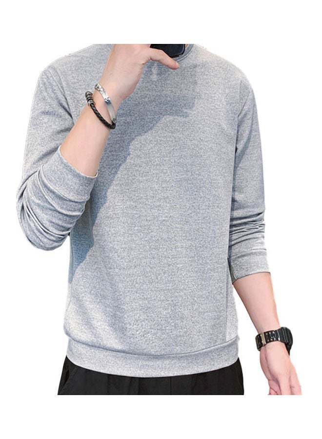 سويت شيرت بلون سادة هيمب آش - Image 1