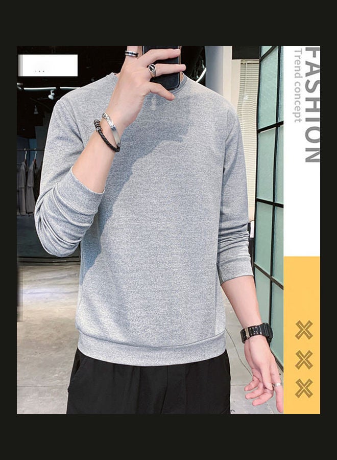 سويت شيرت بلون سادة هيمب آش - Image 4