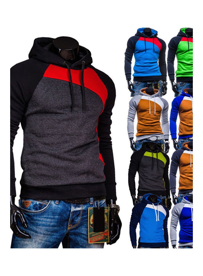Men Fashion Autumn Winter Warm Turtleneck Long Sleeve Fleece Sweater Hoodie Top Blue And White Camel - Image 5