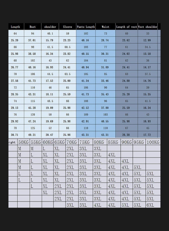 Set Of 3 Pieces Men Lapel V-Neck Suit And Vest And Pants Slim Solid Color Wedding Groom Formal Outfit Cadet Blue  - Image 2