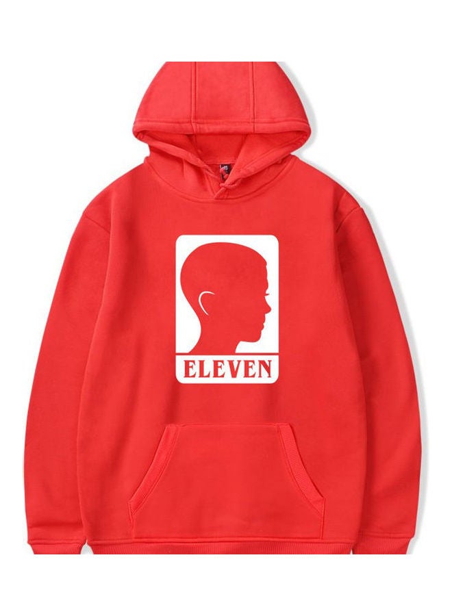 Generic - Fashion Stranger Things Printing Thickening Casual Pullover Hoodie Tops Gray - Image 1