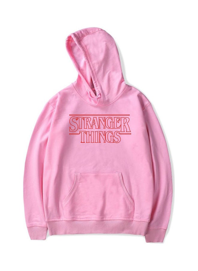 Generic Fashion Stranger Things Printing Thickening Casual Pullover Hoodie Tops Gray  - Image 5