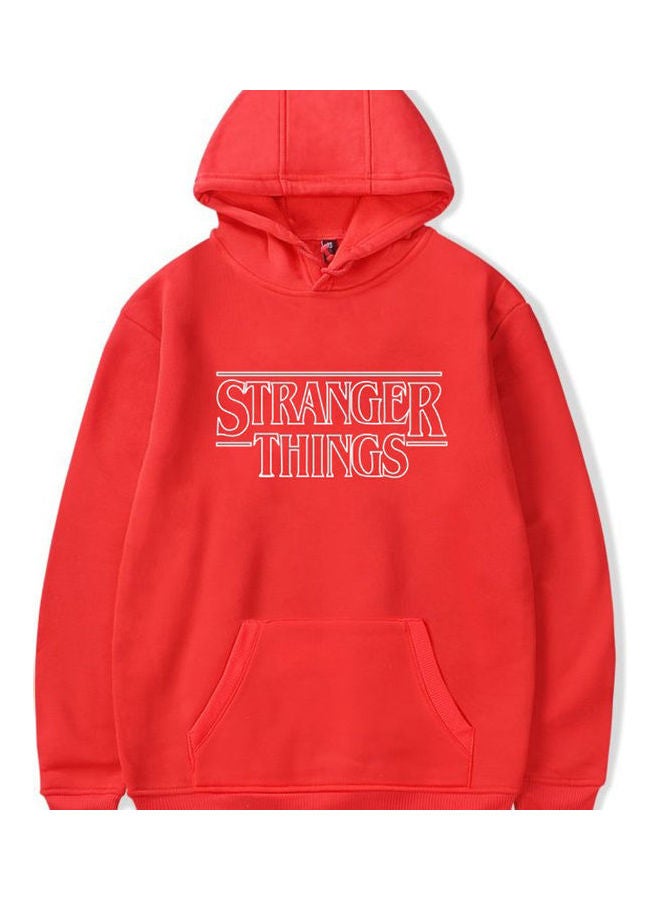 Generic Fashion Stranger Things Printing Thickening Casual Pullover Hoodie Tops Gray  - Image 4